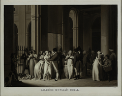 Galeries du Palais-Royal by Louis-Léopold Boilly