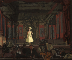 Gatti’s Hungerford Palace of Varieties. Second Turn of Katie Lawrence by Walter Sickert