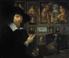 George Jamesone, 1589 / 1590 - 1644. Portrait painter (Self-portrait) by George Jamesone