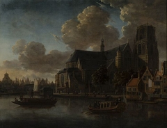 Gezicht op de Laurenskerk gezien vanuit noordoosten