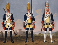 Grenadiers, Grenadier Regiment, Foot Guards and Regiment 'König'. by David Morier