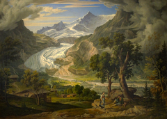 Grindelwald Glacier in the Alps