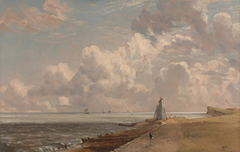 Harwich: The Low Lighthouse and Beacon Hill by John Constable