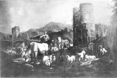Heimkehrende Herde by Johann Heinrich Roos