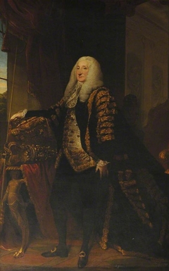 Henry Bathurst (1714–1794), 2nd Earl Bathurst, Fellow Commoner (1730), Lord Chancellor (1771–1778) by David Martin