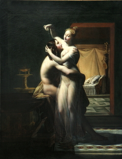 Héro et Léandre by Pierre Claude François Delorme
