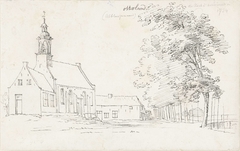 Het dorp Ottoland in de Alblasserwaard by Cornelis Pronk