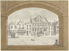 Het huis Hogelande in Middelburg by Dirk Verrijk