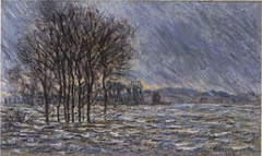 Hochwasser by Claude Monet