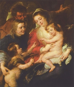 Holy Family with Saint Elisabeth and Child St John by Peter Paul Rubens