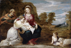 Holy Family with St Elizabeth and St John as infant