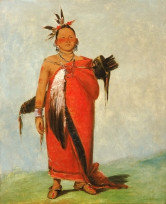 Hongs-káy-dee, Great Chief, Son of The Smoke by George Catlin