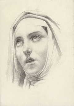 Hoofd van een non by George Hendrik Breitner