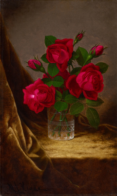 Jacqueminot Roses by Martin Johnson Heade