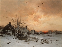 January: Cernay, near Rambouillet by Léon Germain Pelouse