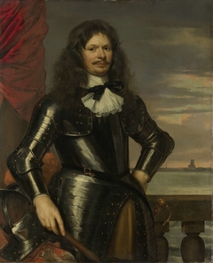 Johan van Beaumont. Colonel in the Holland guards and commander of Den Briel by Johannes Mytens