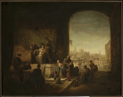 Joseph Selling Corn by Jacob Willemsz de Wet