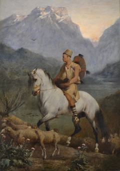 Kabyle Shepherd (Shepherd: High Plateau of Kabylia) by Eugène Fromentin