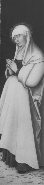 Kreuzigungstriptychon: Maria in Anbetung by Lucas Cranach the Elder