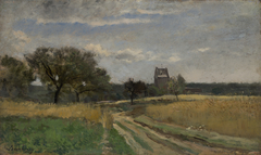 Landscape along a Country Road by Charles-François Daubigny