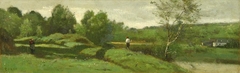 Landscape with a Boy in a White Shirt