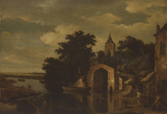 Landscape with a Canal by Roelof Jansz van Vries