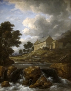 Landscape with a Church by a Torrent