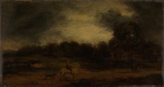 Landscape with a Horseman by Rembrandt
