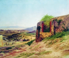 Landscape with Ruins by Fyodor Bronnikov