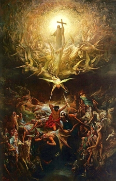Le triomphe de Christianisme sur le paganisme by Gustave Doré