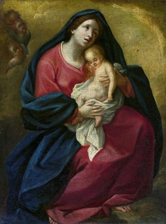 Madonna and Child with putti by Anonymous