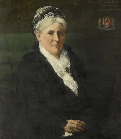 Maria Hermina Heemskerk (1827-1908). Echtgenote van Menno David Graaf van Limburg Stirum by Hendrik Willem Mesdag