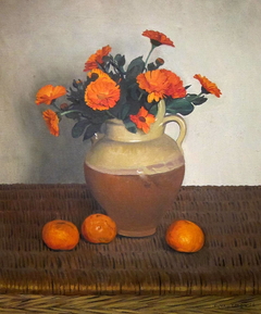 Marigolds and Tangerines by Félix Vallotton