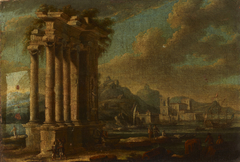 Maritime Landscape with Ruins