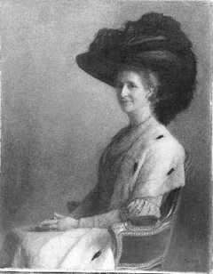 Mevrouw P.A. van Leeuwen-Waller (1862-1941) echtgenote van burgemeester W.F. van Leeuwen by Jan Veth