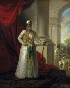 Mohamed Ali Khan Walejah, 1717 - 1795. Nawab of the Carnatic by George Willison