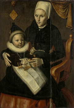 Mother and Child in Noord-Holland Costume by Jan Claesz
