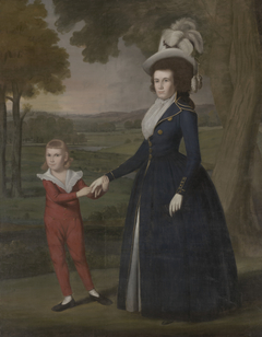 Mrs. William Moseley (Laura Wolcott), (1761-1814) and her son Charles, (1786-1815)