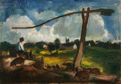 Next to the Shadoof by Béla Iványi-Grünwald