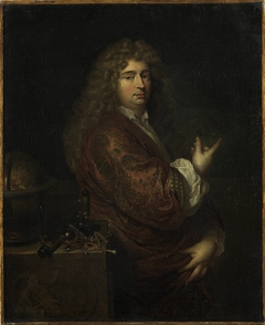 Nicolaes Hartsoeker (1656-1725), physicien, désignant un bâteau dans la tempête