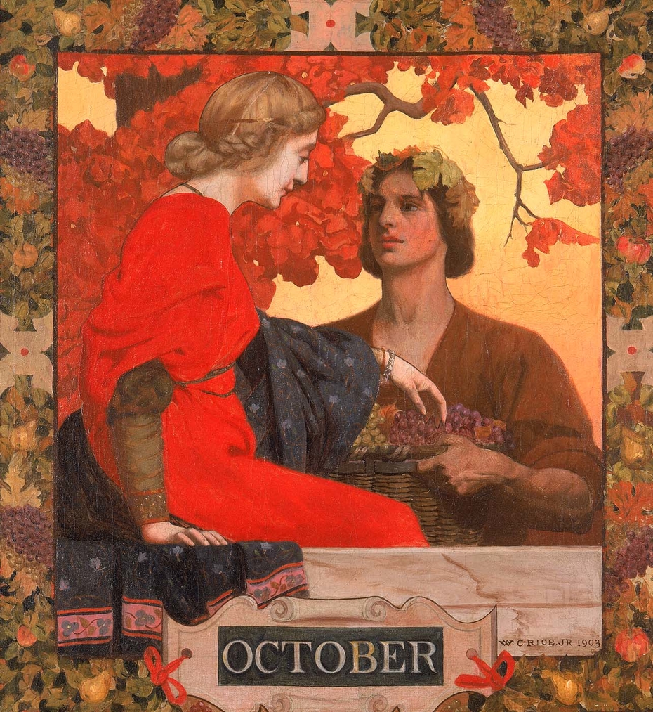 October (cover illustration for Harper's Magazine)