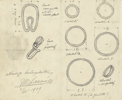 Ontwerp voor een horlogeketting by Mathieu Lauweriks