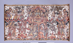 Painting on textile from Bali