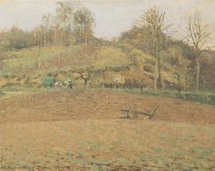 Ploughed Fields by Camille Pissarro