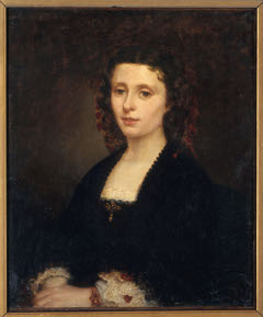 Portrait d'Athénaïs Mialaret (1826-1899), épouse Michelet by Amandine Parrot