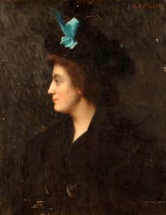 Portrait de femme by Marie-Augustin Zwiller