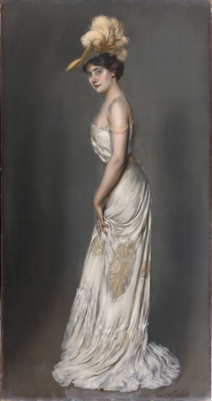 Portrait de madame René Préjelan by Antonio de La Gandara