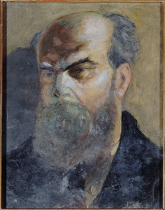 Portrait de Paul Verlaine (1844-1896), poète by Frédéric-Auguste Cazals