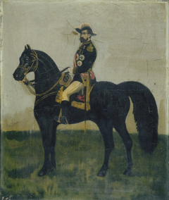 Portrait équestre du Général Boulanger (1837-1891), homme politique. by Anonymous
