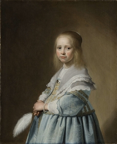 Portrait of a Girl Dressed in Blue by Johannes Cornelisz Verspronck